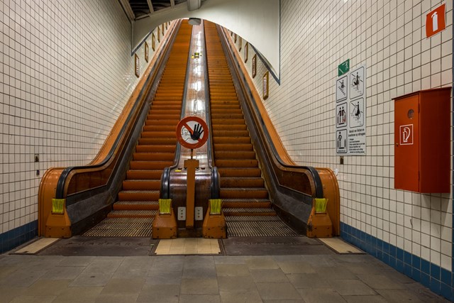 afbeelding van de Sint-Annatunnel in Antwerpen