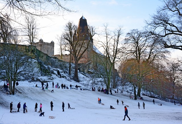 Bad Bentheim in winterse sferen