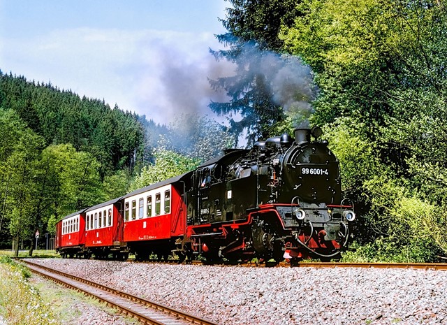 Trein in de Harz