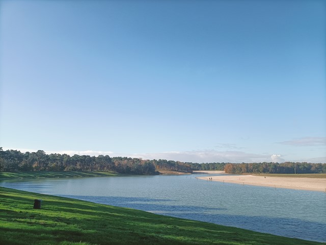 Recreatiegebied ’t Zand met een grote natuurzwemplas 