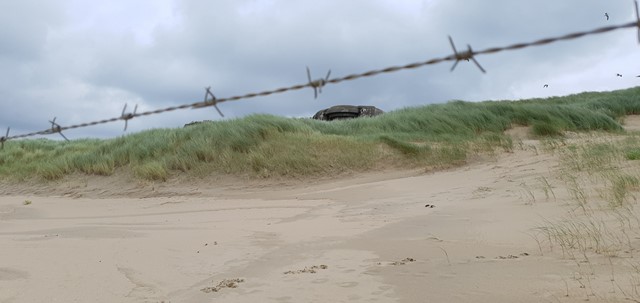 Een bunker van de Atlantikwall bij Scheveningen