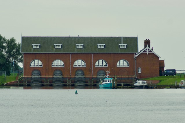 elektrisch stoomgemaal in Electra.