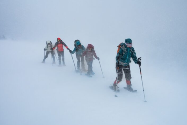 Sneeuwschoenwandelen Duitsland Huttentocht Beieren (2)
