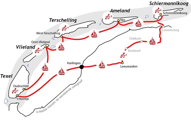 Vijf Eilanden Strandentocht