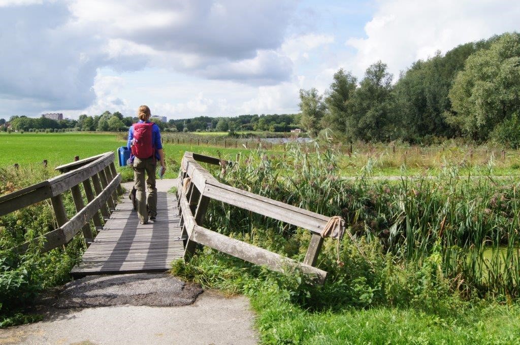 Op de slotetappe van het Elfstedenpad