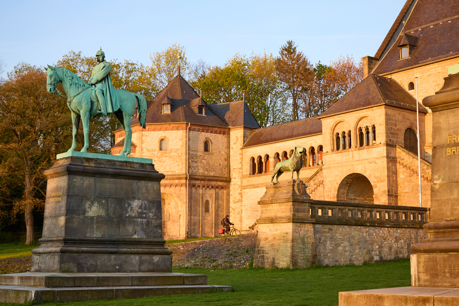 Kasteel Goslar in de Harz in Duitsland.