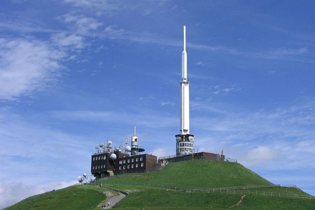 De top van de Puy-de-Dôme