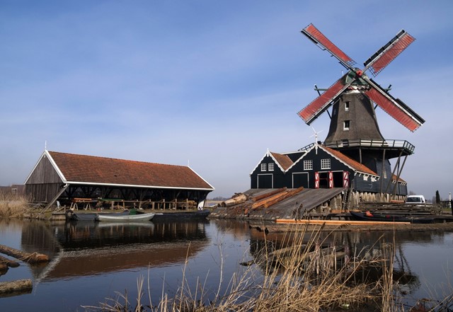 Houtzaagmolen De Rat bij IJlst