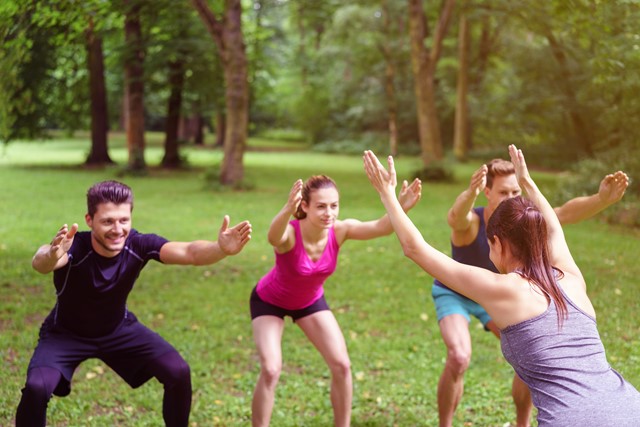 Bootcamp in het park