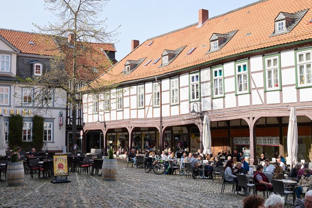 Quedlinburg in de Harz in Duitsland.
