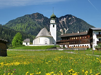 Thierbach met uitzicht op de Gradlspitz, foto: Wildschönau Tourismus