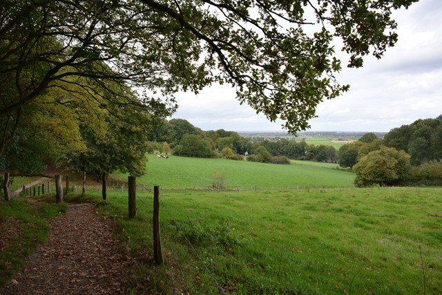 Glooiend landschap