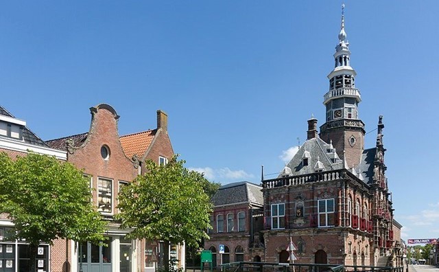 Het stadhuis van Bolsward