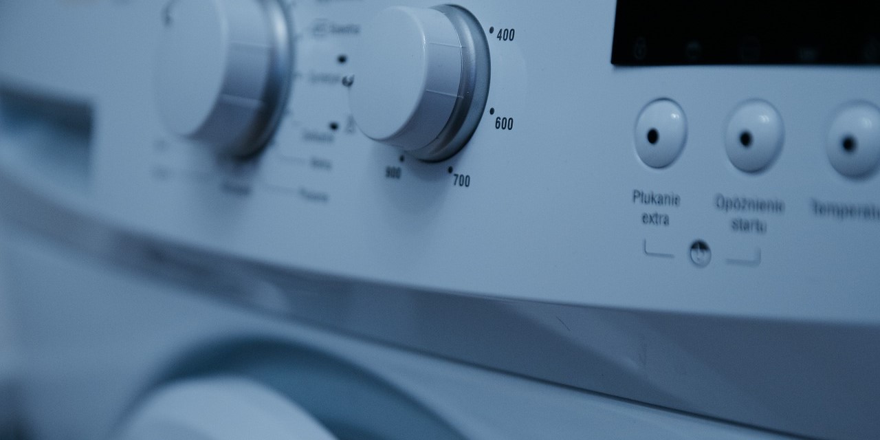 Foto van een wasmachine