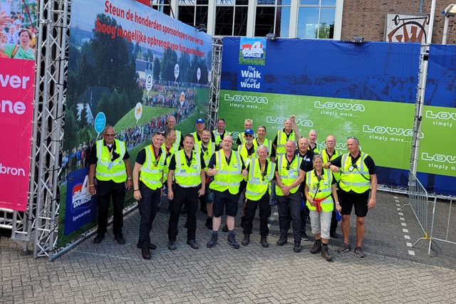 Team Toezicht en Handhaving op de 4Daagse Nijmegen.