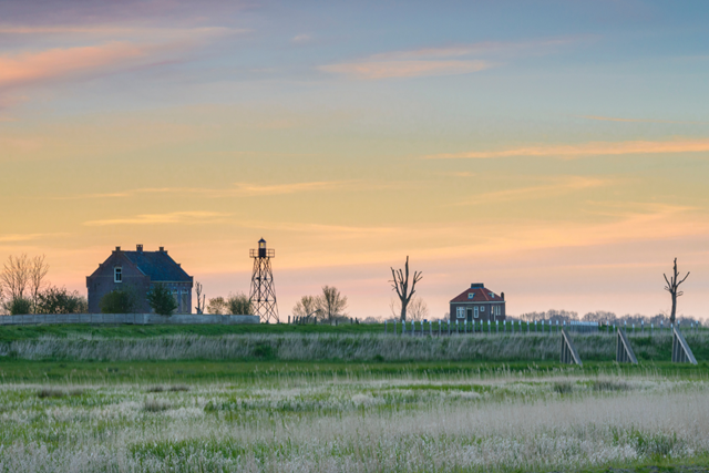 Wandelroute Schokland Vluchthavenroute Lichtwachterswoning