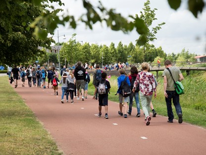 Deelnemers aan de Avond4daagse