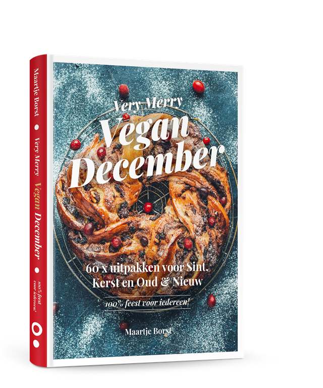 Plantaardig koken met de feestdagen 3 kerstrecepten, cover kookboek