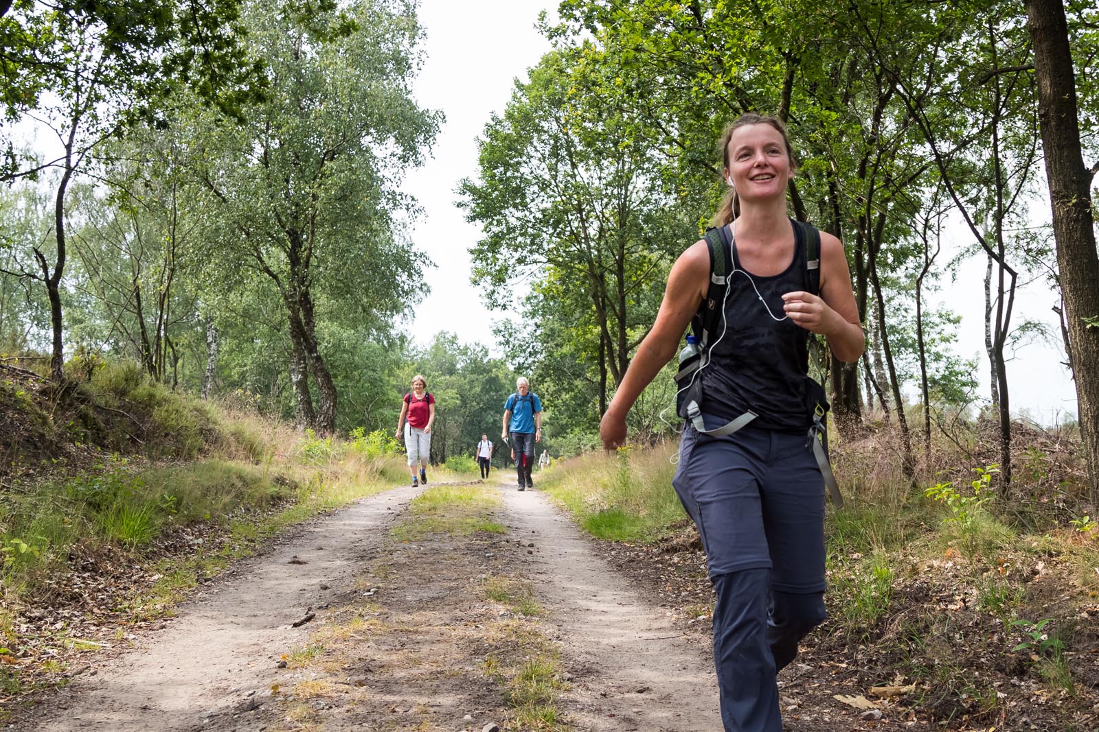 wandelaars tijdens de 4Daagse Apeldoorn.