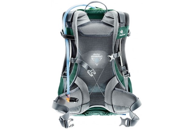Mesh (gaas) rugpand bij de Deuter Futura
