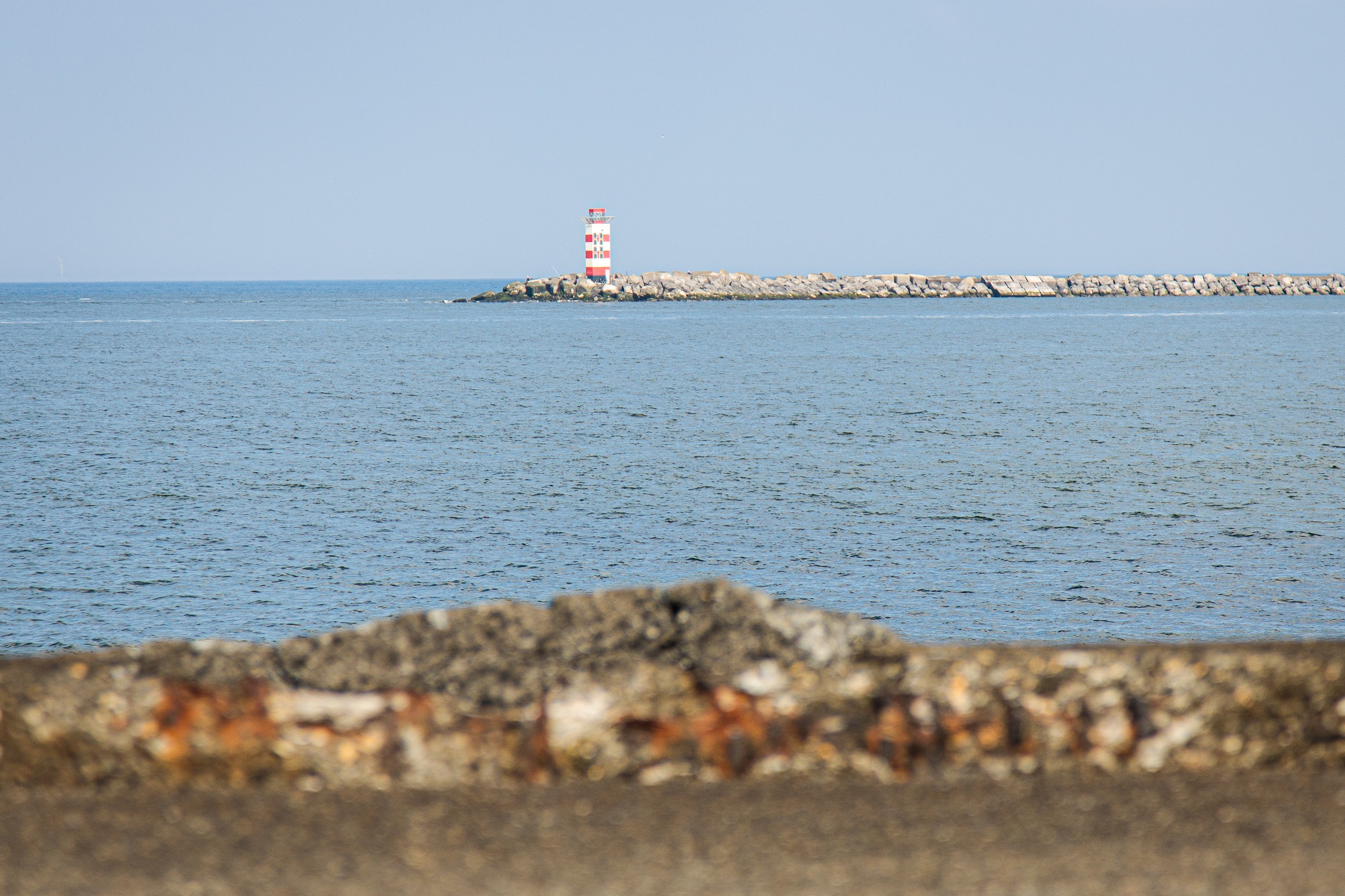 de Zuidpier van IJmuiden