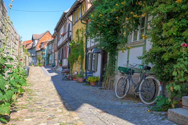 Romantische steegjes in Quedlinburg (© QTM, A.Kaßner)