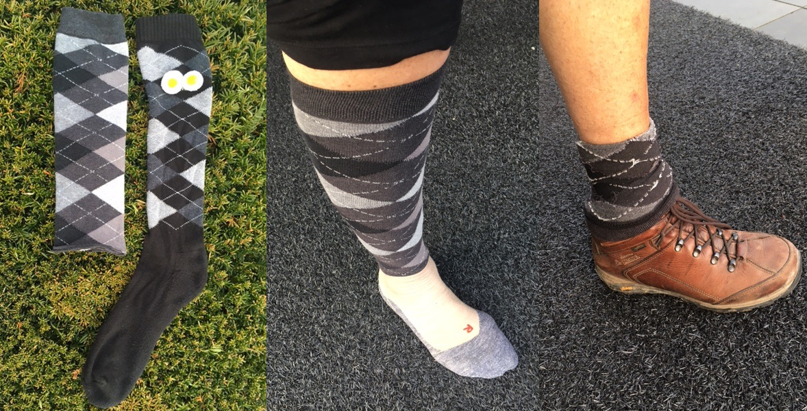 geef je kniekousen een nieuw leven