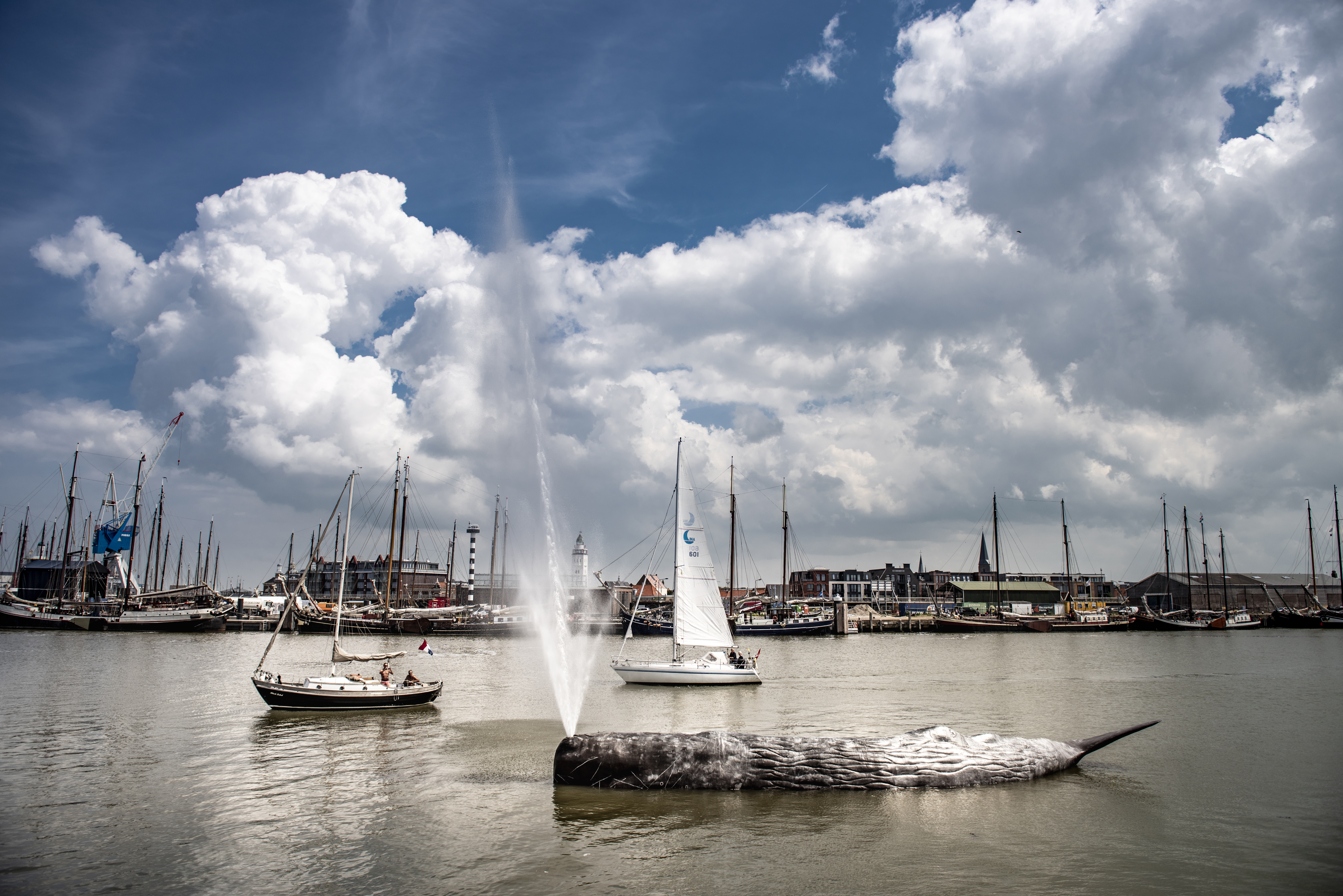 Fontein 'De Walvis' in Harlingen
