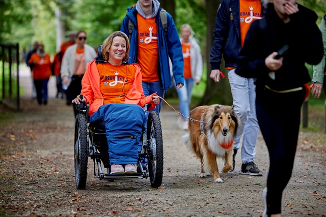 Wandeltocht Oranjepad door Prinses Beatrix Spierfonds