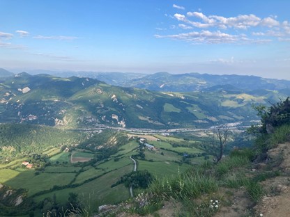 Afbeelding uitzicht vanaf Monte Adone