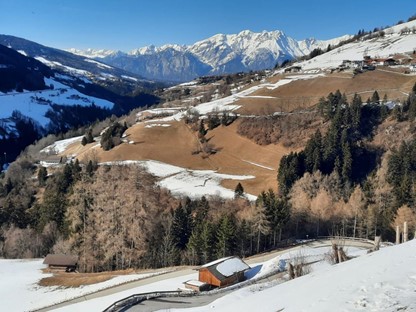 Uitzicht in de bergen in Oostenrijk