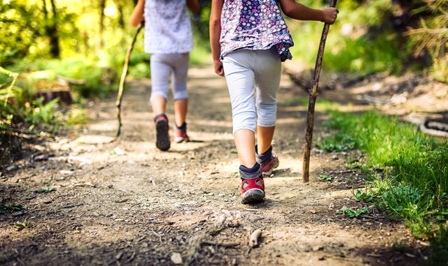 Wandelende kinderen