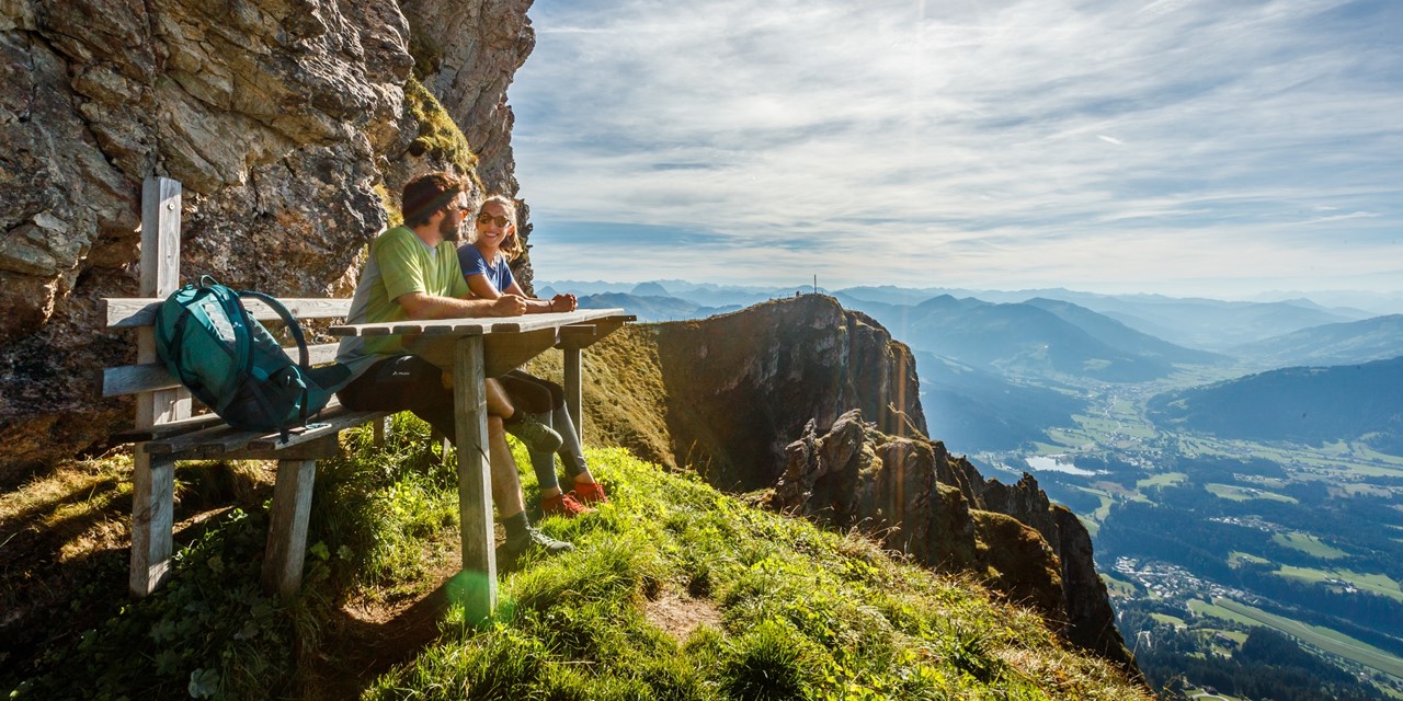 Ontspannen op de KAT Walk, foto: Kitzbüheler Alpen KAT Walk/Erwin Haiden