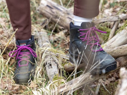 Wandelschoenen met de veters van Feterz