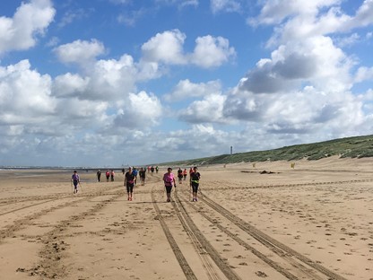 Route over het strand (Foto: ©Action4Vitality)