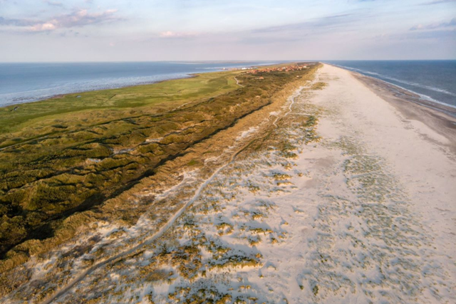 Wandelen Op De Duitse Waddeneilanden Juist 