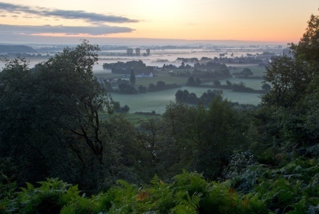 Uitzicht over de Ooijpolder vanaf de N70-wandelroute