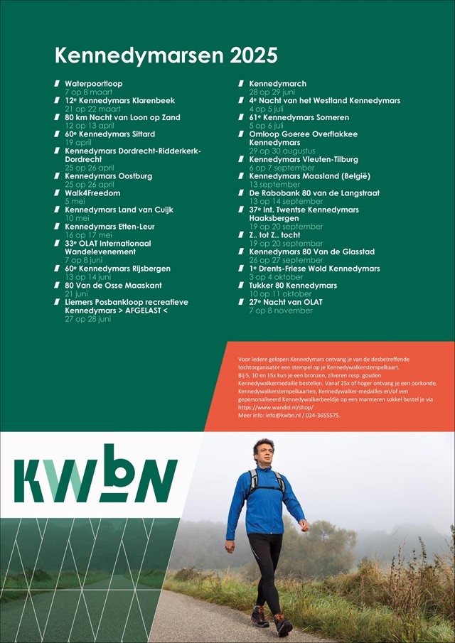 Kalender Kennedymarsen