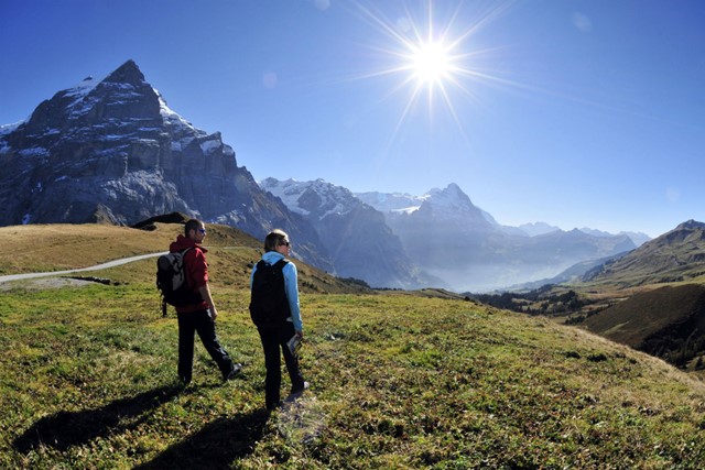Eigertrail Wandelen op grote hoogte