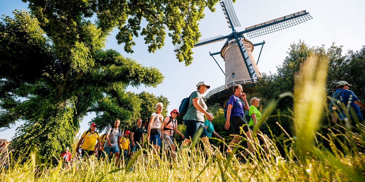 10X Vierdaagse Wandeltochten In Nederland; Molen Alkmaar